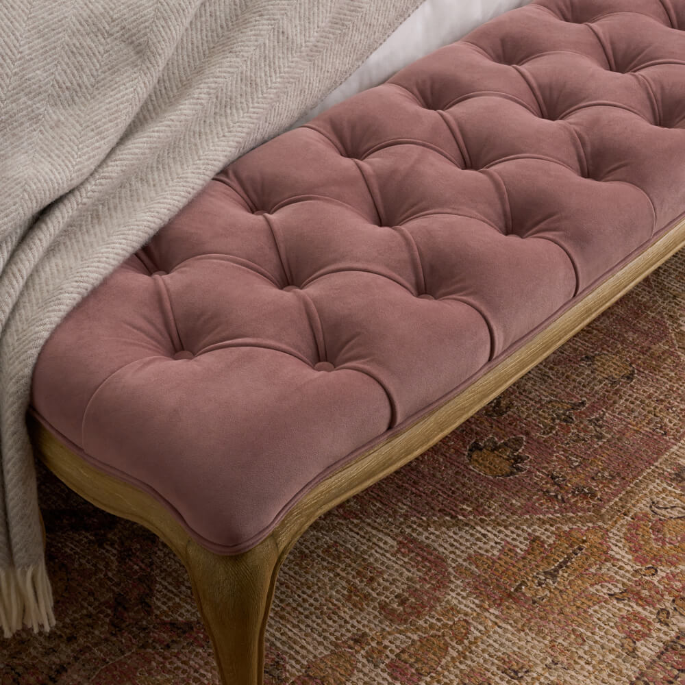 Sienna Beau Velvet Bench